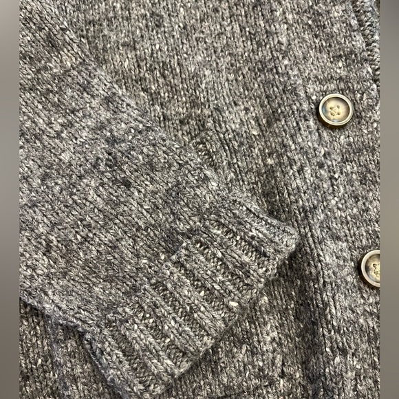 Men’s Haggar Gray Cardigan Sweater. Grandpa Core. Men’s Size Medium. - Picture 4 of 6